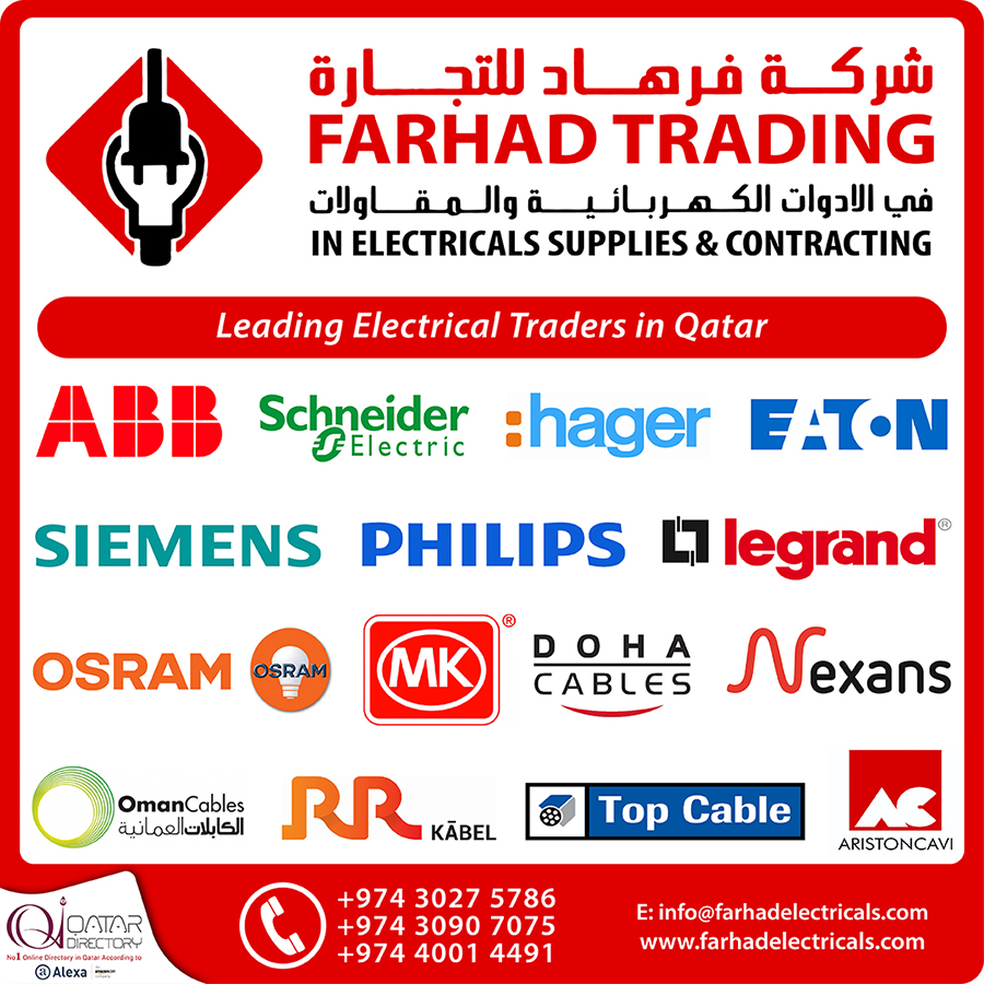 FARHAD TRADING IN ELECTRICALS SUPPLIES & CONTRACTING in Doha Qatar