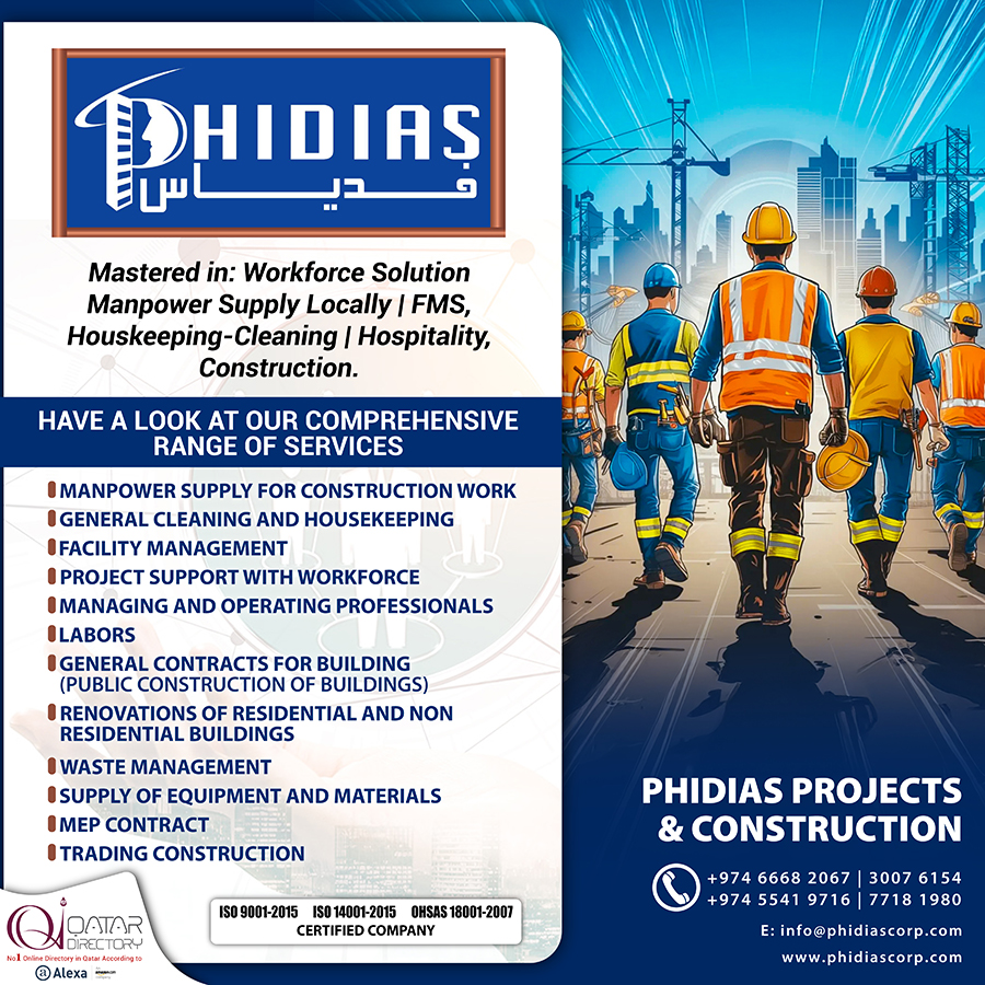 PHIDIAS PROJECTS & CONSTRUCTION WLL in Doha Qatar