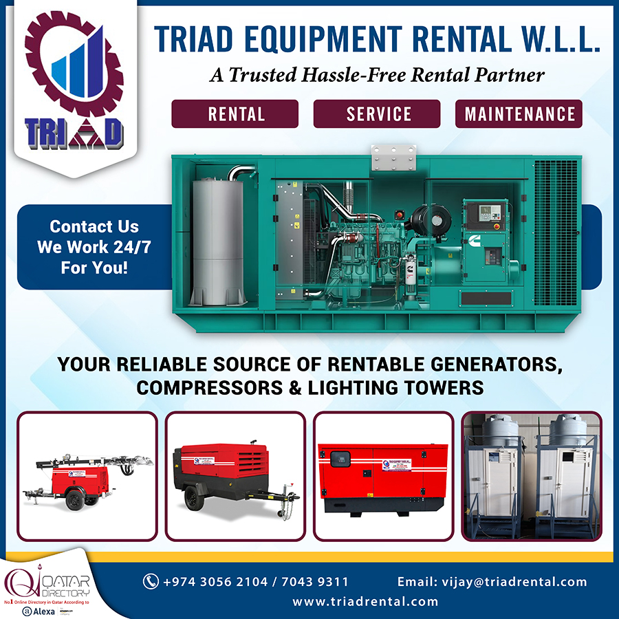 TRIAD EQUIPMENT RENTAL in Doha Qatar