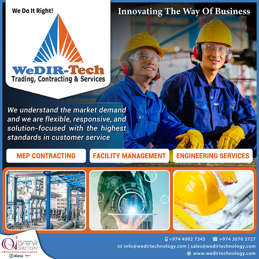 WEDIR - TECH TRADING CONTRACTING & SERVICES WLL in Doha Qatar