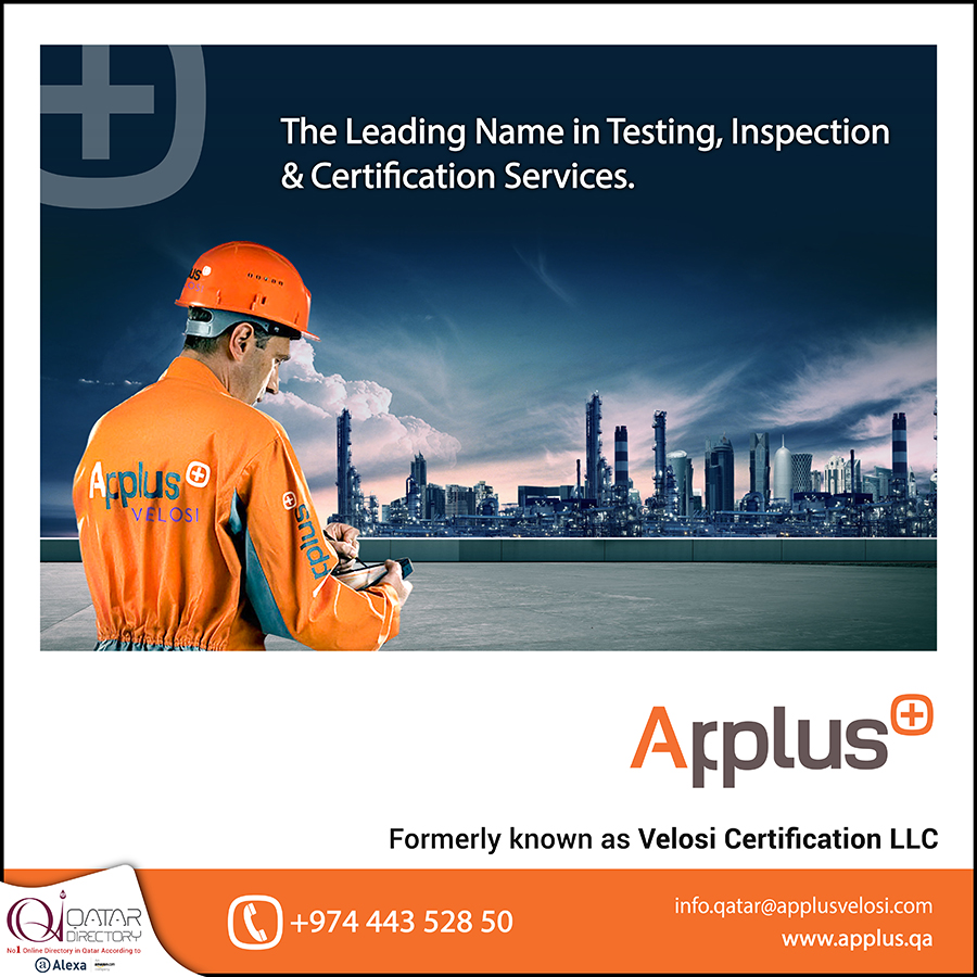 APPLUS+ ( FORMERLY KNOWN AS VELOSI CERTIFICATION LLC ) in Doha Qatar