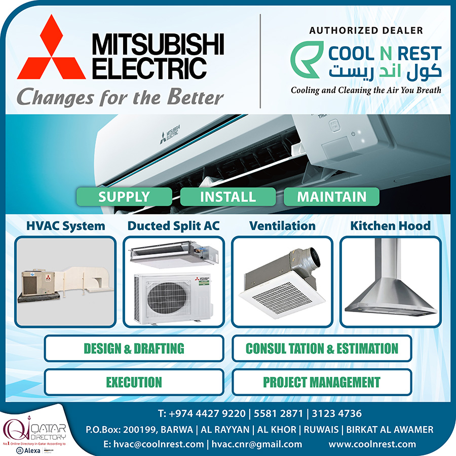 COOL N REST TRADING & CONTRACTING WLL ( MITSUBISHI ELECTRIC ) in Doha Qatar