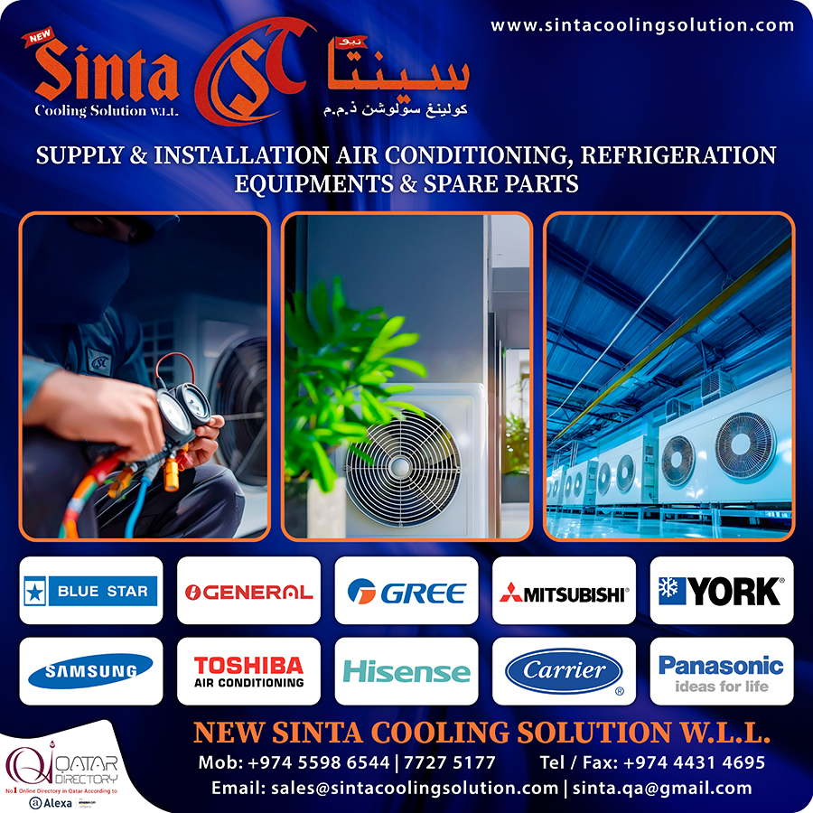 NEW SINTA COOLING SOLUTION WLL in Doha Qatar