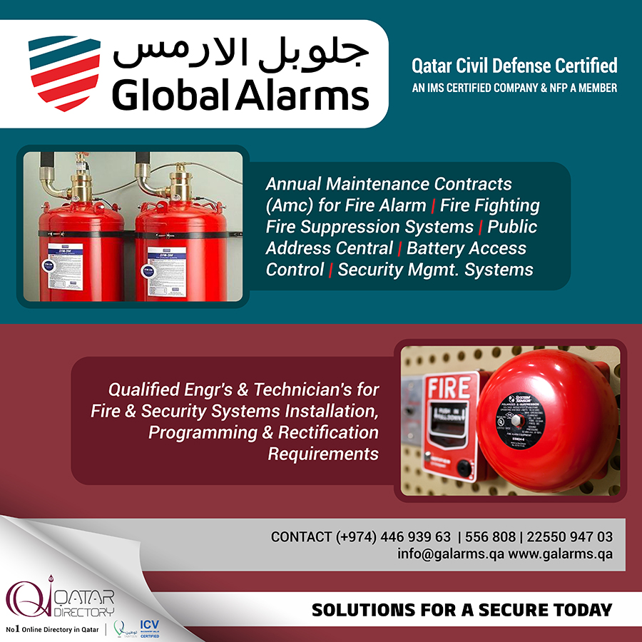 GLOBAL ALARMS FIRE SAFETY & SECURITY WLL in Doha Qatar