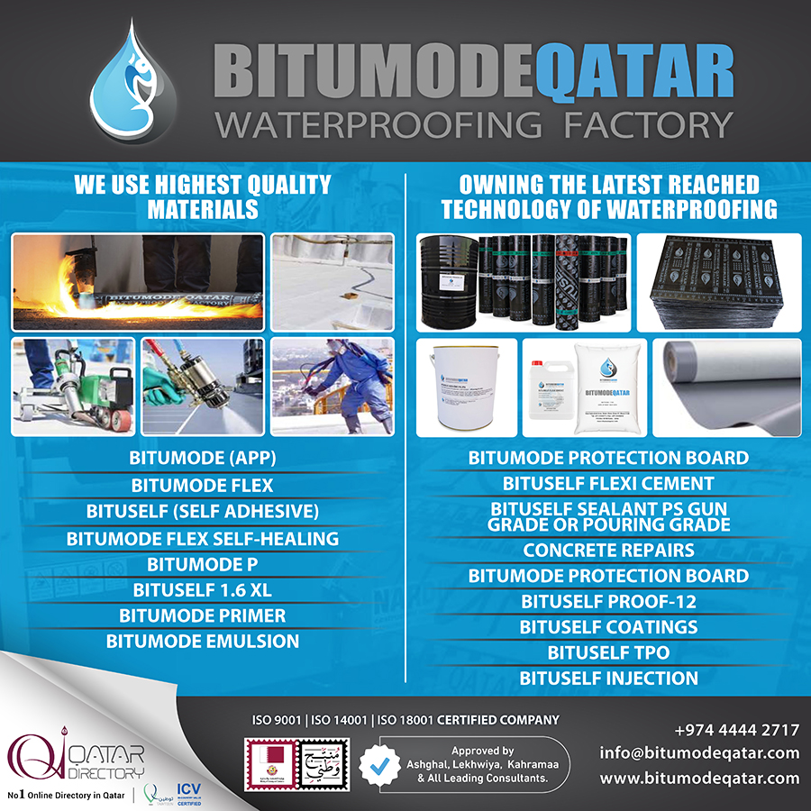 BITUMODE QATAR WATERPROOFING FACTORY in Doha Qatar