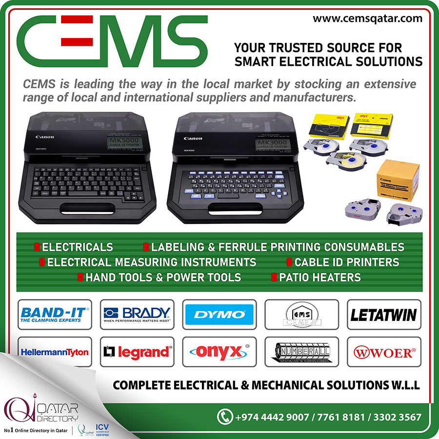 CEMS TRADING ( COMPLETE ELECTRICAL & MECHANICAL SOLUTIONS WLL ) in Doha Qatar