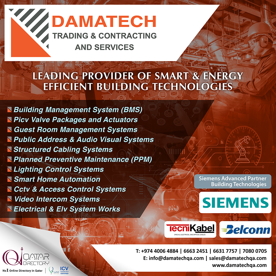 DAMATECH TRADING & CONTRACTING & SERVICES in Doha Qatar