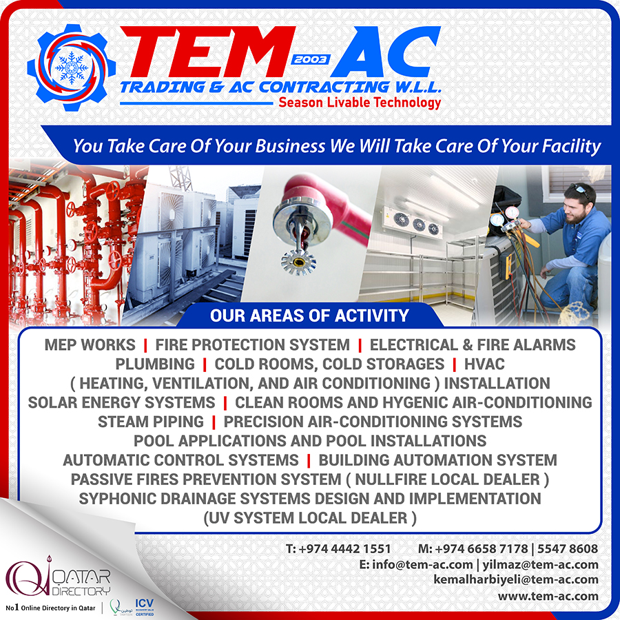 TEM-AC TRADING & AC CONTRACTING WLL in Doha Qatar