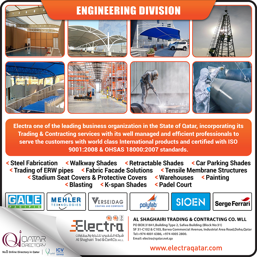 ELECTRA - AL SHAGHAIRI TRADING & CONTRACTING CO WLL (ENGINEERING DIV) in Doha Qatar