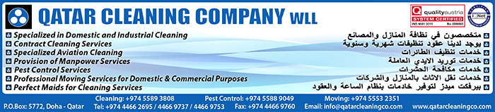 QATAR CLEANING COMPANY WLL in Doha Qatar