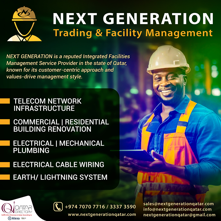 NEXT GENERATION TRADING & ELECTRICAL CONTRACTING  in Doha Qatar